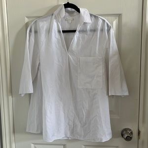 COS White Blouse Top